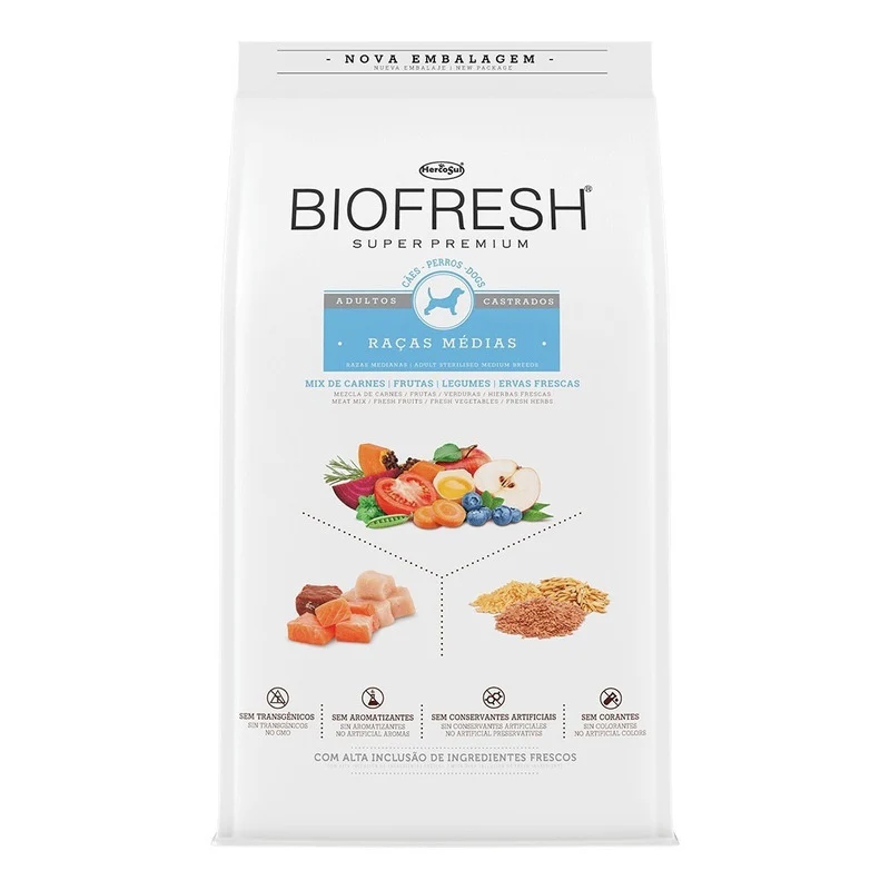 Biofresh Perro Adulto Castrado Razas Medianas