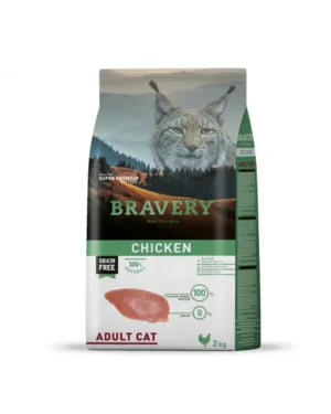 BRAVERY CHICKEN 2KG Gato ADULT CAT