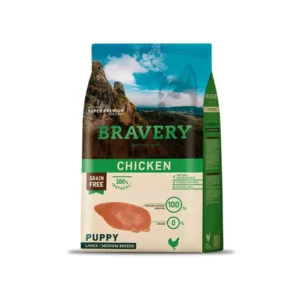 BRAVERY CHICKEN 4KG Cachorro PUPPY LARGE MEDIUM BREEDS