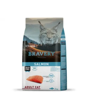 BRAVERY SALMON 2KG Gato ADULT CAT