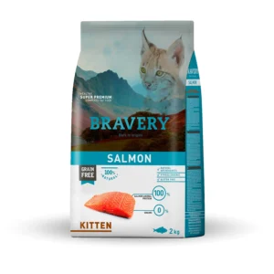 BRAVERY SALMON 2KG KITTEN
