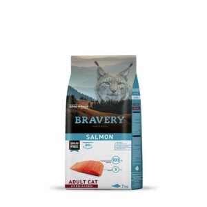 BRAVERY SALMON 7KG Gato CASTRADO ADULT CAT STERILIZED