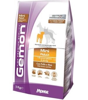 Gemon Mini Adult with Chicken & Rice x 3 Kg