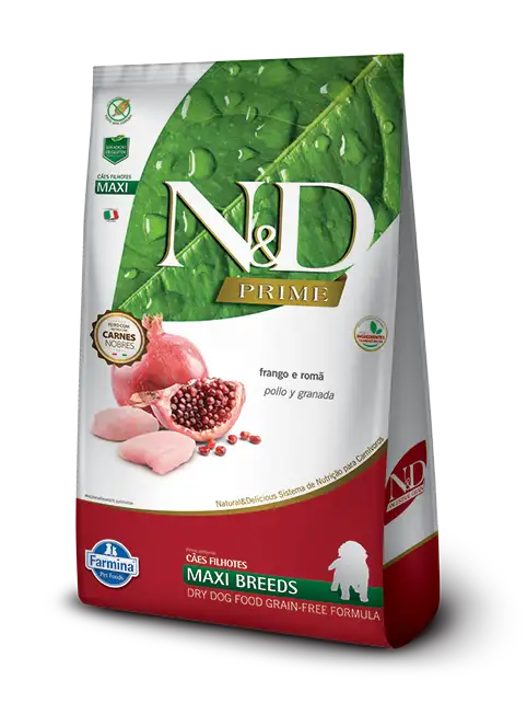 N&D Prime Perro Cachorro Maxi Pollo y Granada 10,1 kg