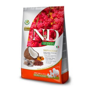 N&D QUINOA CAN AD PIEL & PELO PEIXE 2,5K