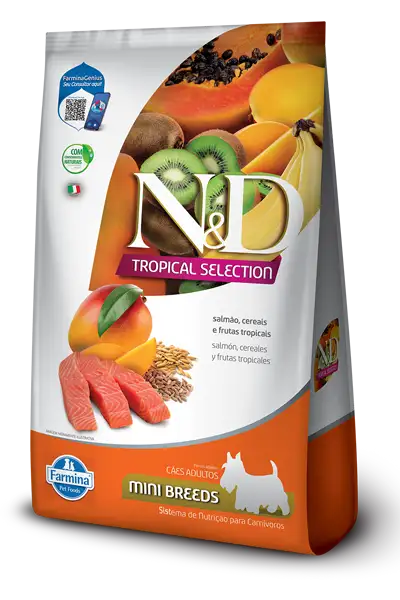 N&D Tropical Selection Perro Adulto Mini Salmón 2+0,5 kg