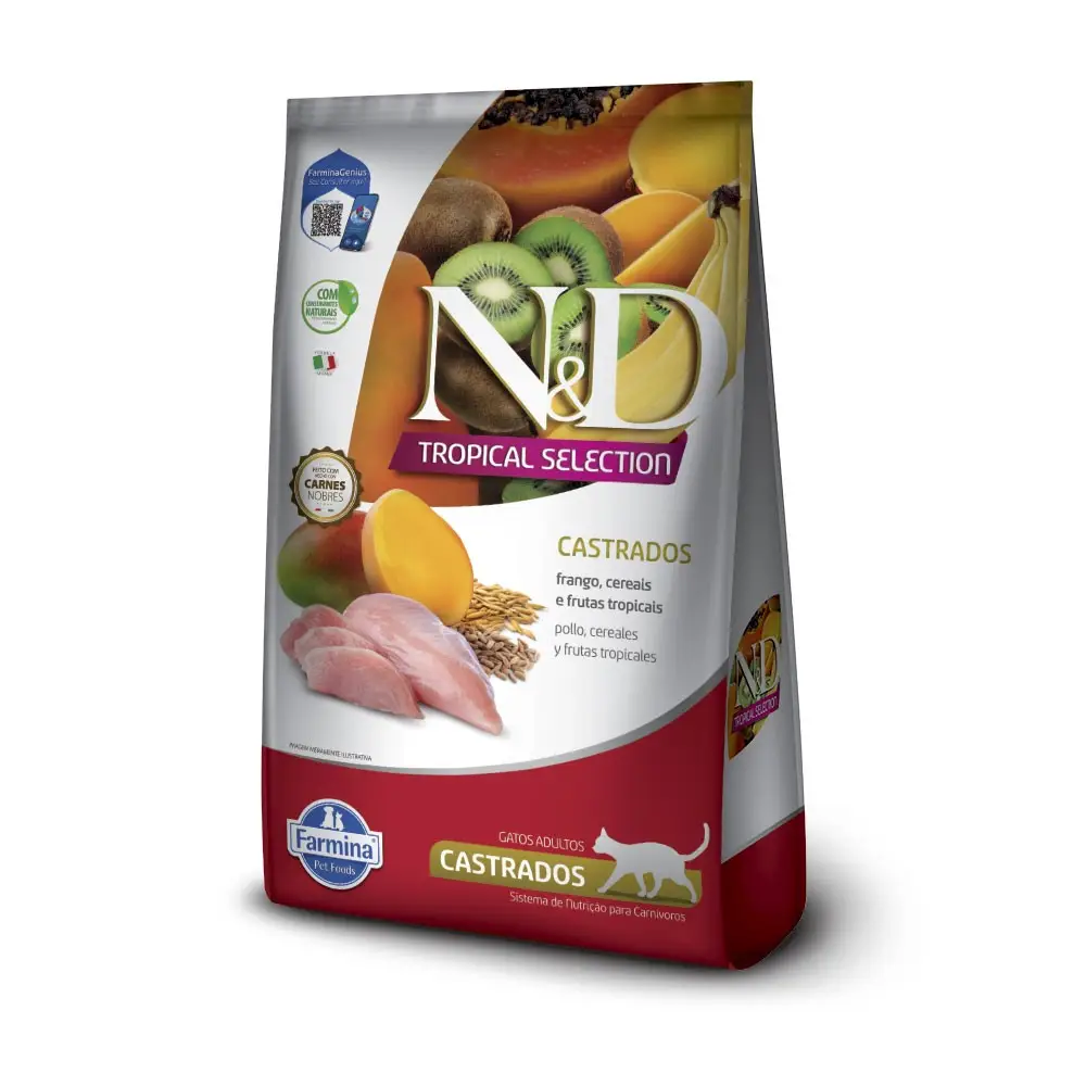 N&D Tropical Selection Gato Castrado Pollo