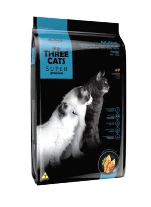 THREECATS SUPER PREMIUM BOLA PELO CASTRADOS 10,1 KG POLLO