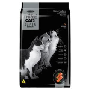 THREECATS SUPER PREMIUM CASTRADO 15 KG SALMÓN