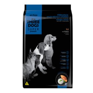 THREEDOGS SUPER PREMIUM FILHOTES MED GDES 15 + 2 KG POLLO Y ARROZ