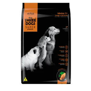 THREEDOGS SUPER PREMIUM SENIOR 15 + 2 KG POLLO Y TE VERDE